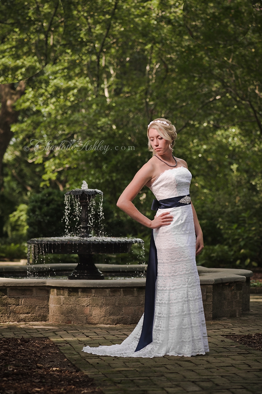 Lace House Bridal Portrait | Charlotte Ashley Photography