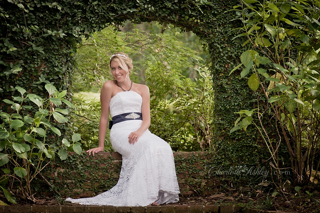 Lace House Bridal Portrait | Charlotte Ashley Photography