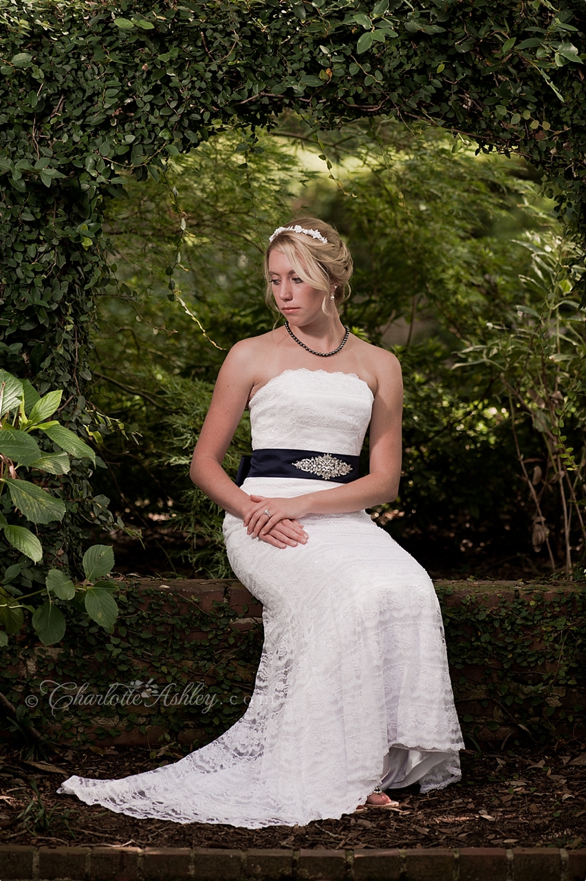 Lace House Bridal Portrait | Charlotte Ashley Photography