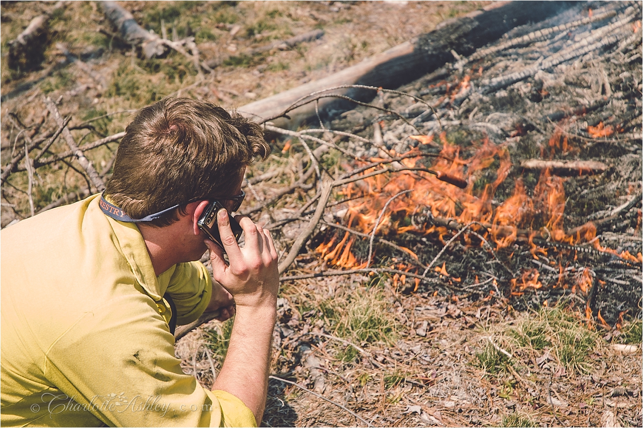 Prescribed Burning | Charlotte Ashley Photography